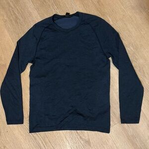lululemon athletica Men's Long-Sleeve Crew — Deep Navy